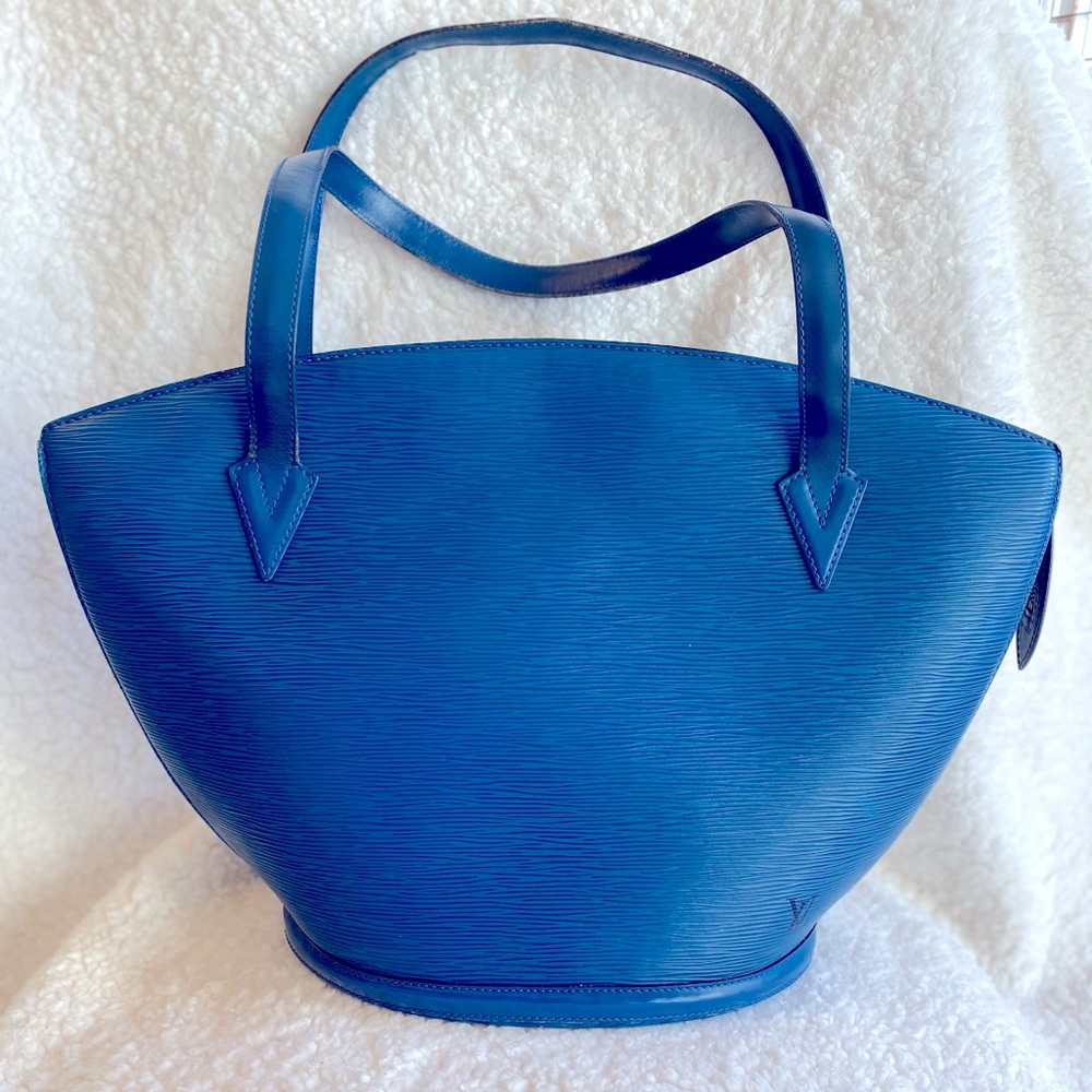 Louis Vuitton Blue Tote Bag